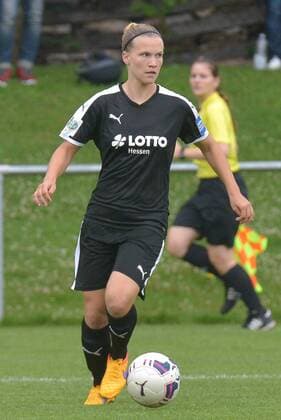 03.08.2016, xtkx, Fussball Testspiel, TSG Neu Isenburg - 1.FFC Frankfurt, emspor v.l. Nadine Anstatt (FFC Frankfurt) , Neu Isenburg