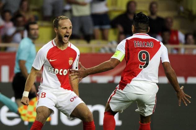 Bilder des Tages - SPORT Torjubel Germain (mon) FOOTBALL : AS Monaco vs Fenerbahce Istanbul - Champions League Quali - 03 08 2016 FranckPennant Panoramic 