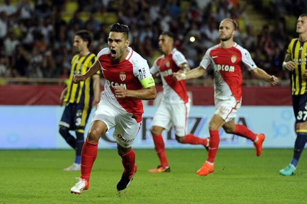 Torjubel Falcao (mon) FOOTBALL : AS Monaco vs Fenerbahce Istanbul - Champions League Quali - 03 08 2016 FranckPennant Panoramic 