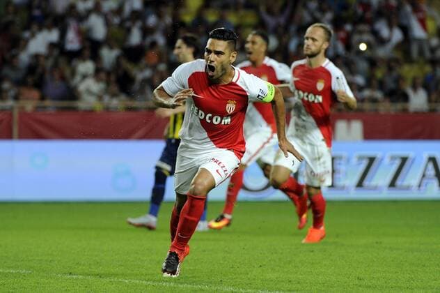 Torjubel Falcao (mon) FOOTBALL : AS Monaco vs Fenerbahce Istanbul - Champions League Quali - 03 08 2016 FranckPennant Panoramic 