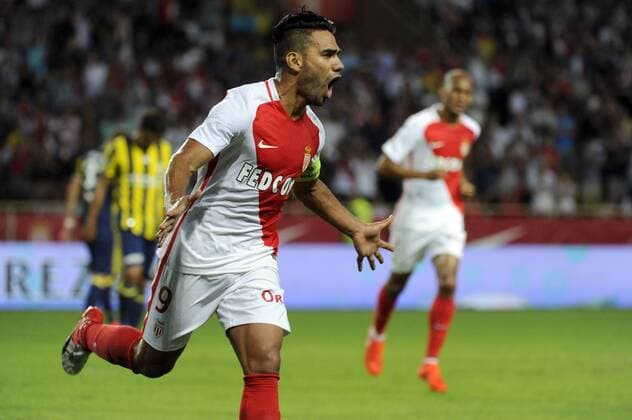 Torjubel Falcao (mon) FOOTBALL : AS Monaco vs Fenerbahce Istanbul - Champions League Quali - 03 08 2016 FranckPennant Panoramic 