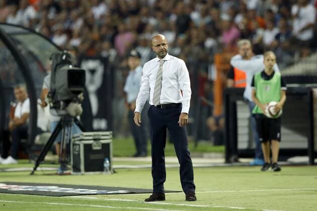 coach Peter Bosz of Ajax during the UEFA Champions League third round qualifying second leg match between PAOK and Ajax Amsterdam on August 3, 2016 at the Stadio Toumba in Salonika, Greece. PAOK v Ajax UEFA Champions League third round 2016 2017 xVIxxIVx 5929958