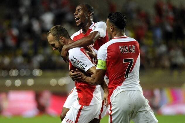 Joie 2eme but Germain (mon) FOOTBALL : AS Monaco vs Fenerbahce Istanbul - Champions League Quali - 03 08 2016 FranckPennant Panoramic 
