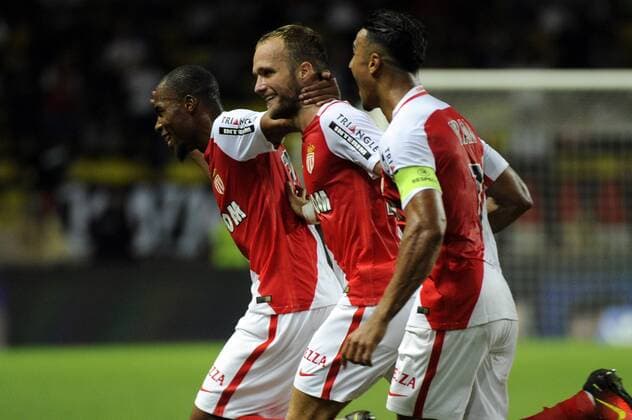 Joie 2eme but Germain (mon) FOOTBALL : AS Monaco vs Fenerbahce Istanbul - Champions League Quali - 03 08 2016 FranckPennant Panoramic 