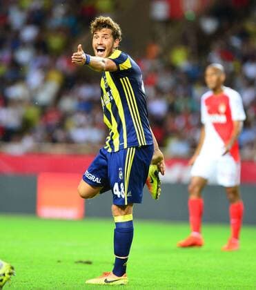 UEFA Champions League Third qualifying round second leg match between Monaco and Fenerbahce at Stade Louis II Stadium in Monaco , France on August 03, 2016. Final Score : Monaco 3 - Fenerbahce 1 Pictured: Salih Ucan of Fenerbahce. 