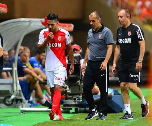 UEFA Champions League Third qualifying round second leg match between Monaco and Fenerbahce at Stade Louis II Stadium in Monaco , France on August 03, 2016. Final Score : Monaco 3 - Fenerbahce 1 Pictured: Radamel Falcao of Monaco. 