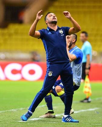 UEFA Champions League Third qualifying round second leg match between Monaco and Fenerbahce at Stade Louis II Stadium in Monaco , France on August 03, 2016. Final Score : Monaco 3 - Fenerbahce 1 Pictured: Coach Vitor Pereira of Fenerbahce. 