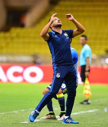 UEFA Champions League Third qualifying round second leg match between Monaco and Fenerbahce at Stade Louis II Stadium in Monaco , France on August 03, 2016. Final Score : Monaco 3 - Fenerbahce 1 Pictured: Coach Vitor Pereira of Fenerbahce. 