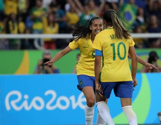 Rio 2016, Fußball, Damen, Brasilien - China August 3, 2016 - Rio De Janeiro Rj, Rio de Janeiro, Brasil - ES - Rio de Janeiro RJ - 03 08 2016. Olimpiada 2016. Futebol Feminino. Brasil X China no Engenhao. August 3, 2016 - ZUMAgl2_