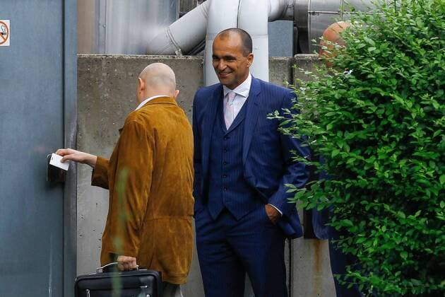 Fußball, Ankunft von Belgiens neuem Nationaltrainer Roberto Martinez Roberto Martinez nouvel entraineur de l equipe nationale de belgique FOOTBALL: Roberto Martinez Nouveau coatch des Diables rouge - 04 08 2016 PHOTONEWS PANORAMIC  659613621