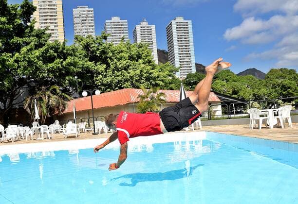 OLYMPICS - Olympic Summer Games 2016 RIO DE JANEIRO,BRAZIL,04.AUG.16 - OLYMPICS - Olympic Summer Games Rio 2016, preview, Austria House. Image shows Alexander Horst (AUT). GEPAxpictures xM.xOberlaender