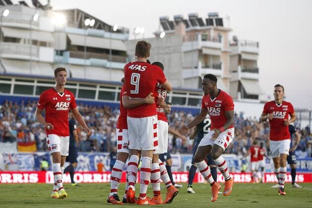 during the UEFA Europa League third round second leg match between Giannina and AZ Alkmaar on August 4, 2016 at the Peristeri stadium in Athens, Greece. Giannina v AZ Alkmaar UEFA Europa League third round 2016 2017 xVIxJeroenxPutmansxIVx 5934244