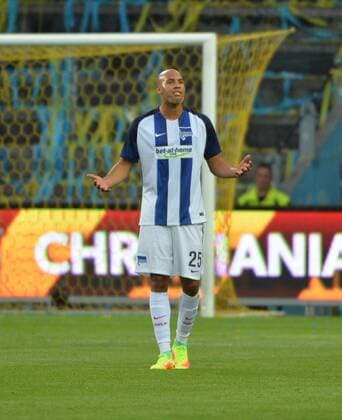 Fussball, Herren, Saison 2016 17, Europa League, 3. Qualifikationsrunde (Rückspiel), Bröndby IF - Hertha BSC, John Anthony Brooks (Hertha BSC), 04.08. 2016,
