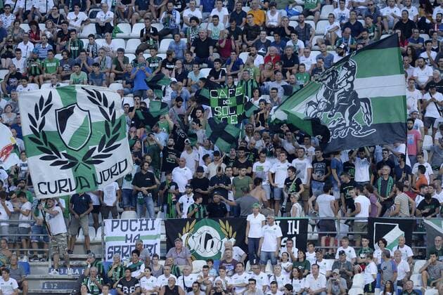 Reggio Emilia, Italien - Fussball, Europa League Quali, Sassuolo Calcio-Fans 
