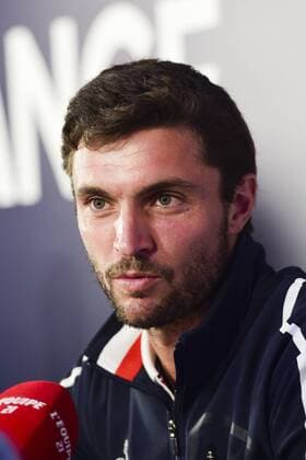 Gilles Simon - Rio de Janeiro, Olympische Sommerspiele - Pressetermin Nationalteam Tennis Frankreich - 04 08 2016 JBAutissier Panoramic 