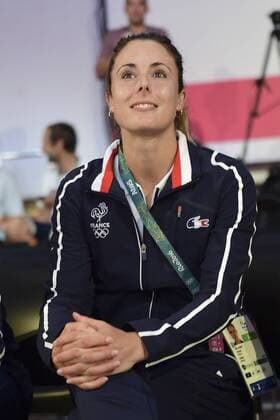 Alize Cornet - Rio de Janeiro, Olympische Sommerspiele - Pressetermin Nationalteam Tennis Frankreich - 04 08 2016 JBAutissier Panoramic 