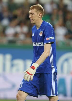 SOCCER - EL quali, Rapid vs Zhodino VIENNA,AUSTRIA,04.AUG.16 - SOCCER - UEFA Europa League, qualification, SK Rapid Wien vs FC Torpedo Zhodino. Image shows the disappointment of Valeri Fomichev (Schodsina). Keywords: Wien Energie. GEPAxpictures xMarioxKneisl