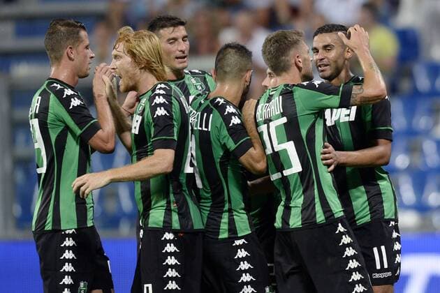 Reggio Emilia, Italien - Fussball, Europa League Quali, Sassuolo Calcio vs. FC Luzern: Gregoire Defrel 