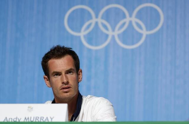 Rio 2016, Tennis, Andy Murray PK British tennis player Andy Murray delivers a presser in Rio de Janeiro, Brazil, 4 August 2016. The Olympic Games Olympische Spiele Olympia OS Rio 2016 will officially start tomorrow 5 August. EFE Orlando Barria BRISITH TENNIS PLAYER ANDY MURRAY DELIVERS A PRESSER !ACHTUNG: NUR REDAKTIONELLE NUTZUNG!  RIO054 20160804-636059516570450102