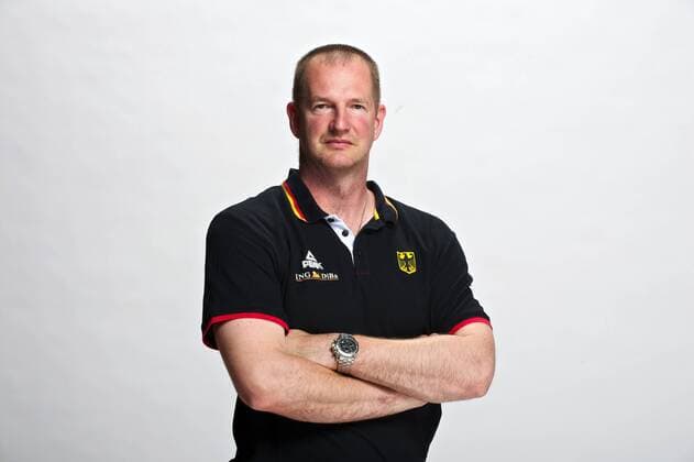Basketball Rotenburg an der Fulda 02.08.2016 Nationalmannschaft Herren DBB Deutschland Portraittermin, Porträttermin 2016 Henrik Rödl (Deutschland, Assistenztrainer) Roedl