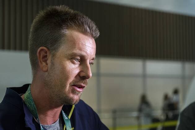 Rio 2016, Golf, Ankunft Henrik Stenson 160805 Henrik Stenson anländer till Rio den 5 augusti 2016 inför OS i Rio de Janeiro.  Copyright: CARLxSANDIN BB160805CS008