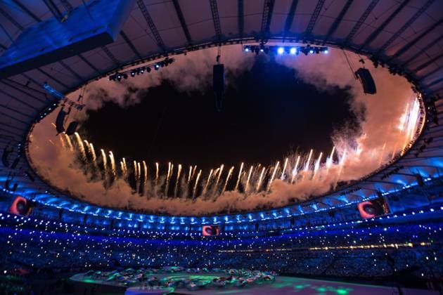 Opening of the Rio 2016 Olympics RIO DE JANEIRO, RJ - 05.08.2016: OPENING OF THE RIO 2016 OLYMPICS - opening ceremony of the Rio Olympics 2016 held at Maracana Stadium. (Photo: Marcelo Machado de Melo Fotoarena) x1171290x  MarceloxMachadoxdexMelo