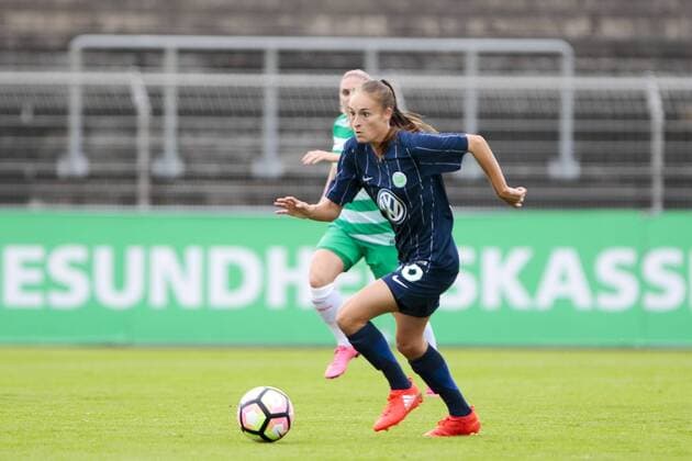Fußball, Frauen, VfL Wolfsburg - SV Werder Bremen; Tessa Wullaert (Wolfsburg, 10) . xtgx