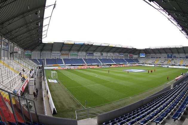 Fußball 3. Liga 02. Spieltag SC Paderborn 07 - FSV Mainz 05 II am 06.08.2016 in der Benteler-Arena in Paderborn Benteler Arena Paderborn mh