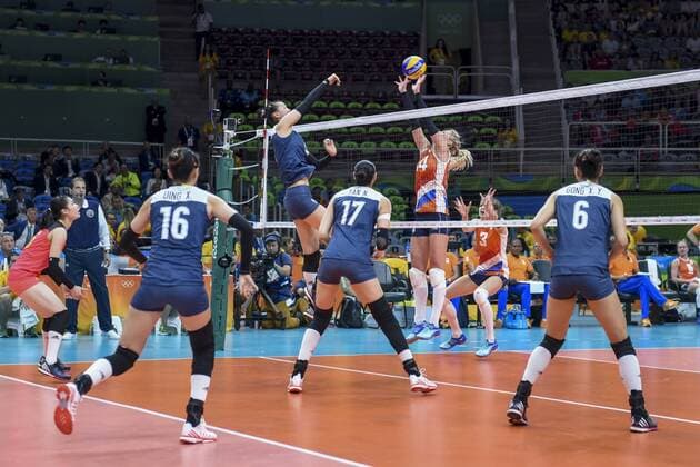 2016 Volleyball Olympics RIO DE JANEIRO, RJ - 06.08.2016: 2016 VOLLEYBALL OLYMPICS - Dijkema Laura (NED) during the Volleyball Rio Olympics 2016 held in Maracanazinho. NOT AVAILABLE FOR LICENSING IN CHINA (Photo: Celso Pupo Fotoarena) x1172129x  CelsoxPupo