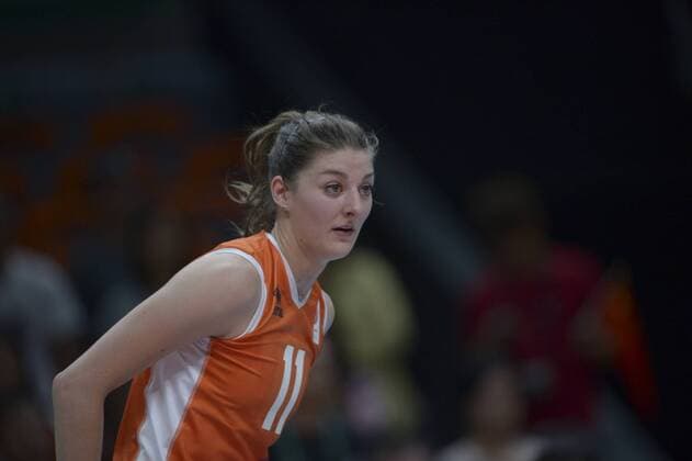 2016 Volleyball Olympics RIO DE JANEIRO, RJ - 06.08.2016: 2016 VOLLEYBALL OLYMPICS - Buijs Anne (NED) during the Volleyball Rio Olympics 2016 held in Maracanazinho. NOT AVAILABLE FOR LICENSING IN CHINA (Photo: Celso Pupo Fotoarena) x1172135x  CelsoxPupo