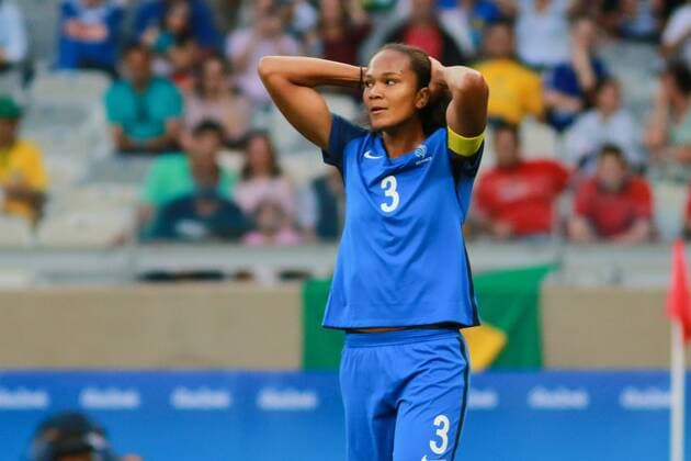 Rio 2016, Fußball, Damen, USA - Frankreich Olympics 2016 Football BH BELO HORIZONTE, MG - 06.08.2016: OLYMPICS 2016 FOOTBALL BH - Wendie RENARD, France, during the match between United States (USA) x France (FRA) at the Football Group G Olympic Women, the Rio Olympics 2016 held at the Mineirao Stadium in the host city Belo Horizonte, MG. (Photo: Dudu Macedo Fotoarena) x1172587x  DuduxMacedo