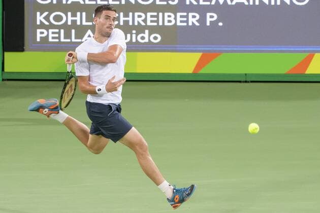 Rio 2016, Tennis, Kohlschreiber besiegt Pella BRA, Olympia 2016 Rio, Tennis, Philipp Kohlschreiber (GER) vs Guido Pella (ARG) 06.08.2016, Olympic Tennis Center, Rio de Janeiro, BRA, Olympia 2016 Rio, Tennis, Philipp Kohlschreiber (GER) vs Guido Pella (ARG), im Bild Philipp Kohlschreiber (GER) Foto © nordphoto Straubmeier nordphotox xStraubmeier
