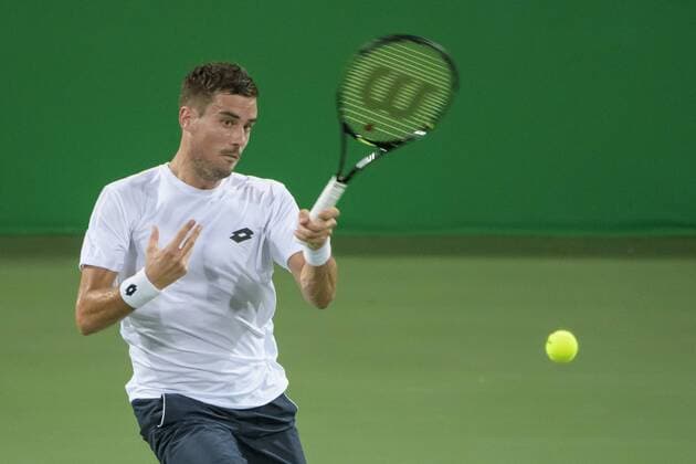 Rio 2016, Tennis, Kohlschreiber besiegt Pella BRA, Olympia 2016 Rio, Tennis, Philipp Kohlschreiber (GER) vs Guido Pella (ARG) 06.08.2016, Olympic Tennis Center, Rio de Janeiro, BRA, Olympia 2016 Rio, Tennis, Philipp Kohlschreiber (GER) vs Guido Pella (ARG), im Bild Philipp Kohlschreiber (GER) Foto © nordphoto Straubmeier nordphotox xStraubmeier