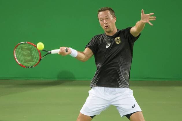 Rio 2016, Tennis, Kohlschreiber besiegt Pella BRA, Olympia 2016 Rio, Tennis, Philipp Kohlschreiber (GER) vs Guido Pella (ARG) 06.08.2016, Olympic Tennis Center, Rio de Janeiro, BRA, Olympia 2016 Rio, Tennis, Philipp Kohlschreiber (GER) vs Guido Pella (ARG), im Bild Philipp Kohlschreiber (GER) Foto © nordphoto Straubmeier nordphotox xStraubmeier