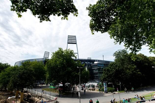 7. August 2016: Bremen, Weserstadion: Fussball Testspiel: SV Werder Bremen - FC Chelsea: Aussenansicht des Weserstadion in Bremen.