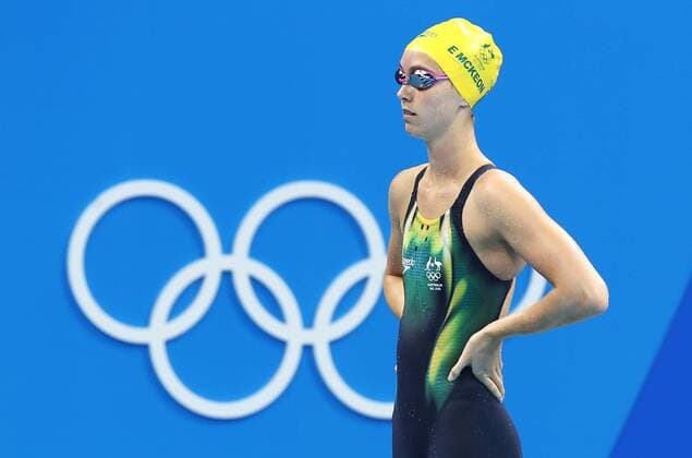 PARIS 2024, OLYMPIC LEGENDS: Emma McKeon RIO DE JANEIRO, BRAZIL - AUGUST 8, 2016: Australia s Emma McKeon in the women s swimming event at the 2016 Summer Olympic Games Olympische Spiele Olympia OS in Rio de Janeiro, Brazil, at Olympic Aquatics Stadium. Stanislav Krasilnikov TASS  TS02C5F7