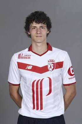 Benjamin Pavard (Lille) FOOTBALL : Fussball - OSC Lille - LOSC - Porträttermin - Studio - 19 07 2016 GwendolineLeGoff Panoramic 