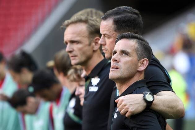 160809 Kanada s John Herdman i FOOTBALL Deutschland und Kanada 9 august 2016 OS i Brasilia.  Copyright: CARLxSANDIN BB160809CS026
