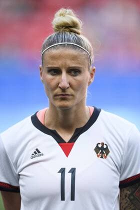 160809 Deutschland s Anja Mittag - Fußball, Deutschland vs Kanada Nationalteam 9. August 2016 OS i Brasilia.  Copyright: CARLxSANDIN BB160809CS046