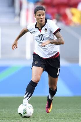 160809 Deutschland s Dzsenifer Marozsan - Fußball, Deutschland vs Kanada Nationalteam 9. August 2016 OS i Brasilia.  Copyright: CARLxSANDIN BB160809CS055
