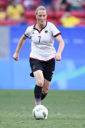 160809 Deutschland s Melanie Behringer - Fußball, Deutschland vs Kanada Nationalteam 9. August 2016 OS i Brasilia.  Copyright: CARLxSANDIN BB160809CS060