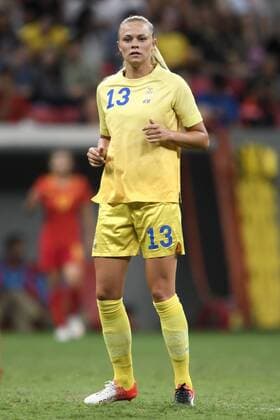 160809 Schweden s Fridolina Rolfö Fußball China vs Schweden 9 August 2016 OS i Brasilia.  Copyright: CARLxSANDIN BB160809CS104