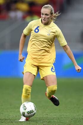 160809 Schweden s Magdalena Ericsson Fußball China vs Schweden 9 August 2016 OS i Brasilia.  Copyright: CARLxSANDIN BB160809CS106