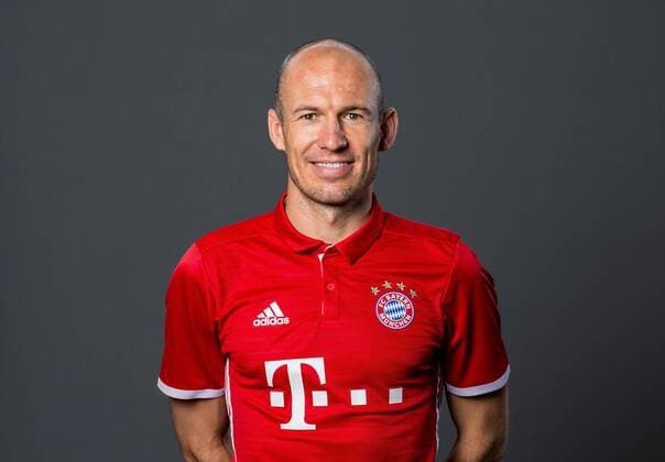FUSSBALL 1. BUNDESLIGA SAISON 2016 2017 10.08.2016 Fototermin beim FC Bayern Muenchen: Arjen Robben