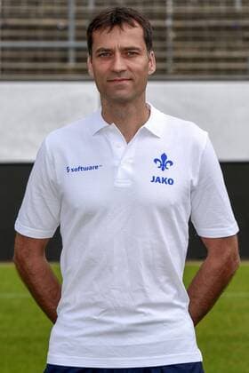 11.08.2016, xfux, Fussball GER 1.Bundesliga, SV Darmstadt 98 Fototermin, 1.BL PortraÌˆttermin Saison 2016 2017 emspor emonline deloka, Konditionstrainer Kai Peter Schmitz (SV Darmstadt 98) Darmstadt