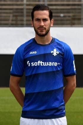11.08.2016, xfux, Fussball GER 1.Bundesliga, SV Darmstadt 98 Fototermin, 1.BL PortraÌˆttermin Saison 2016 2017 emspor emonline deloka, Mario Vrancic (SV Darmstadt 98) Darmstadt