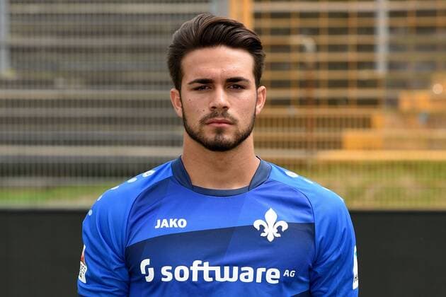 11.08.2016, xfux, Fussball GER 1.Bundesliga, SV Darmstadt 98 Fototermin, 1.BL PortraÌˆttermin Saison 2016 2017 emspor emonline deloka, Can Luka Aydogan (SV Darmstadt 98) Darmstadt