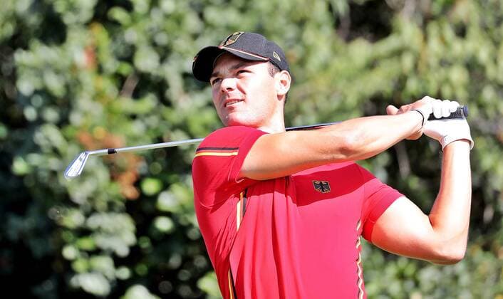 Rio 2016, Golf, Herren, Martin Kaymer in Aktion OLYMPICS - Olympic Summer Games 2016 RIO DE JANEIRO,BRAZIL,11.AUG.16 - OLYMPICS, GOLF - Olympic Summer Games Rio 2016. Image shows Martin Kaymer (GER). GEPAxpictures xM.xOberlaender