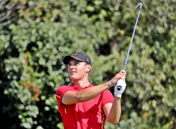 Rio 2016, Golf, Herren, Martin Kaymer in Aktion OLYMPICS - Olympic Summer Games 2016 RIO DE JANEIRO,BRAZIL,11.AUG.16 - OLYMPICS, GOLF - Olympic Summer Games Rio 2016. Image shows Martin Kaymer (GER). GEPAxpictures xM.xOberlaender