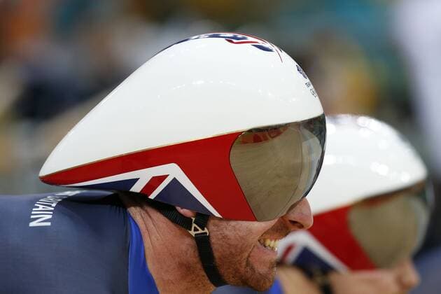 PARIS 2024, OLYMPIC LEGENDS: Bradley Wiggins Rio 2016, Bahnradsport, Mannschaftsverfolgung der Herren, Bradley Wiggins und Team GBR in Aktion Bradley Wiggins pictured during the men s team Pursuit Qualifying Track cycling Rad Radsport Bahnrad Bahn event at the 2016 Olympic Games Olympische Spiele Olympia OS in Rio de Janeiro, Brazil, Friday 12 August 2016. YUZURUxSUNADA  x04909057x
